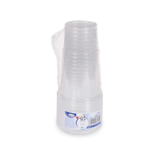 Priehľadný PP pohár Ø 95 mm s objemom 0,5 l – univerzálny a odolný pohár na nápoje všetkého druhu. Vhodný pre catering, kancelárie a gastro segment, street v praktickom, menšom balení.