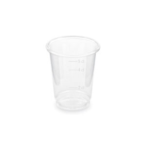 Číry PET pohárik Ø 48 mm s objemom 2 cl / 4 cl / 5 cl – žiadna párty sa bez neho nezaobíde! Ideálny na panáky, degustácie či ochutnávky. Balenie 40 ks – praktické, štýlové a vždy pripravené na zábavu.