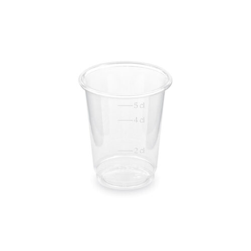 Číry PET pohárik Ø 48 mm s objemom 2 cl / 4 cl / 5 cl – žiadna párty sa bez neho nezaobíde! Ideálny na panáky, degustácie či ochutnávky. Balenie 40 ks – praktické, štýlové a vždy pripravené na zábavu.