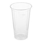 Číry PET pohár Ø 95 mm s objemom 0,5 l – ideálny na smoothie, ľadovú kávu či limonády. Odolný, ľahký a ekologicky recyklovateľný. Balenie 50 ks – ideálne pre kaviarne, bary a catering.